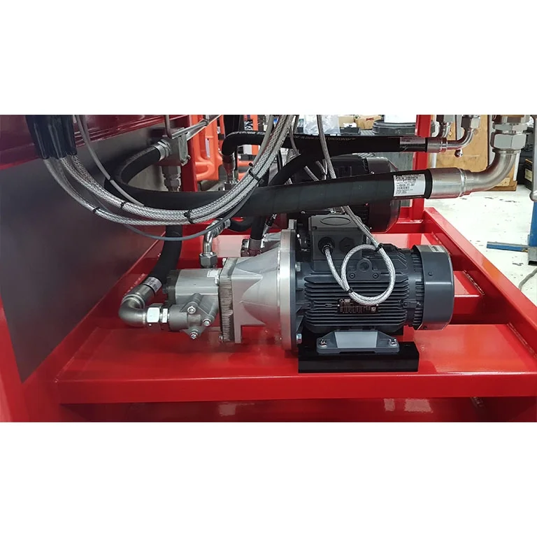 Hedley Flushing Rig cleanses hydraulic brake lines in the Rail Industry
