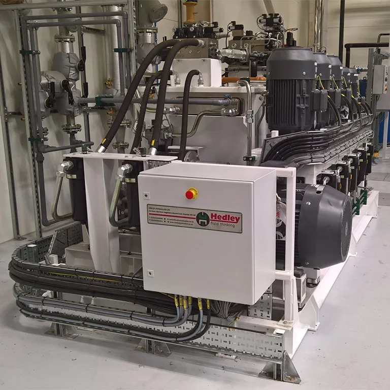 hydraulic power unit built by hedley hydraulics
