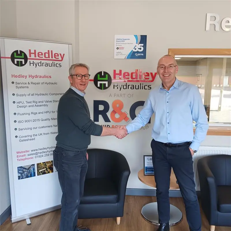 Steve Davies retiring from Hedley Hydraulics after 46 years